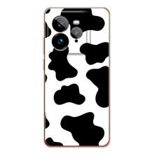 Чехол с принтом коровы на ДжиТи 7Про (Черный принт)
