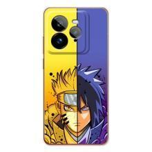 Купить Чехлы на телефон с принтом Anime для Realme GT 7Pro – Naruto Vs Sasuke