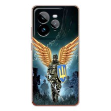 Патріотичний Чохол для Realme GT 7Pro (ЗСУ з крильми)