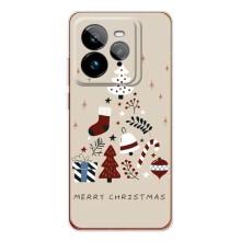 Рождественские Чехлы для Realme GT 7Pro (VPrint) (Merry Christmas)