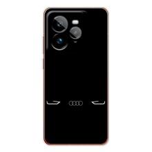 Силиконовый бампер с картинкой машины на Realme GT 7Pro – Силует Audi
