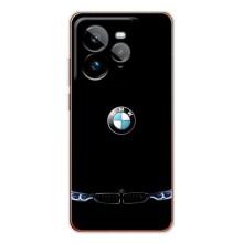 Силиконовый бампер с картинкой машины на Realme GT 7Pro – Черный BMW