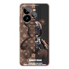 Силиконовый чехол для Realme GT 7Pro (Медмедь Луи Виттон)