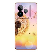 Силіконовий Чохол з кульбабками на Realme GT 7Pro