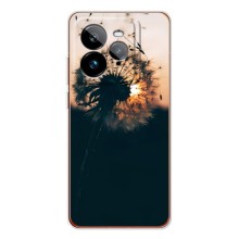 Силіконовий Чохол з кульбабками на Realme GT 7Pro – Гарна кульбабка