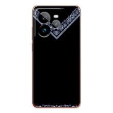 Силиконовый Чехол на Realme GT 7Pro – Воротник вышиванки