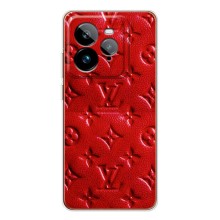 Текстурный Чехол Louis Vuitton для ДжиТи 7Про (Красный ЛВ)