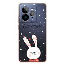 Зимние Чехлы для ДжиТи 7Про - прозрачный фон (Рождественский заяц)