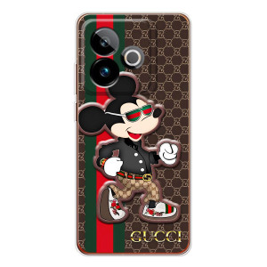 Чехлы Бренд GUCCI для Realme GT 7T – Маус Гуччи