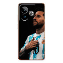 Чехлы Лео Месси Аргентина для Realme GT 7T (Месси Капитан)