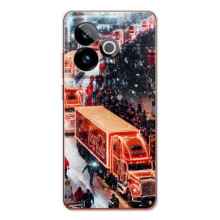 Чехлы на Новый Год Realme GT 7T (Кока Кола)