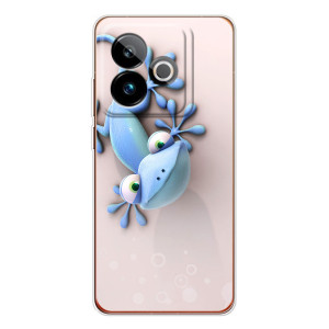 Чехлы с изображением разных животных для Realme GT 7T (Геккон)