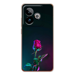 Чехлы с принтом Розочки для Realme GT 7T – Ночная роза