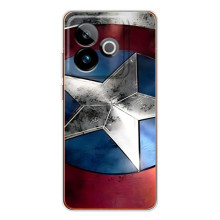 Чехол МАРВЕЛ для ДжиТи 7Т (AlphaPrint) (Щит Капитана Америки)