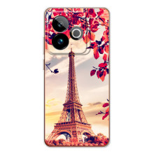 Чехол Эйфелева Башня для Realme GT 7T - (AlphaPrint) – Эйфелева Башня