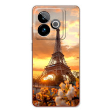 Чехол Эйфелева Башня для Realme GT 7T - (AlphaPrint) – Солнечная башня