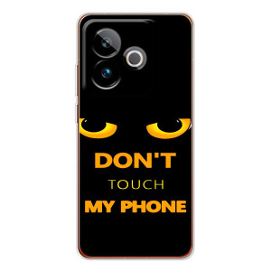 Чохол з Прикольним Принтом на Realme GT 7T (Не чіпай мій телефон)