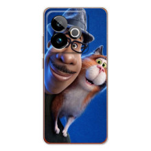 Чехол с принтом Душа на Realme GT 7T – Джо и кот