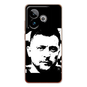 Чехол для Realme GT 7T (AlphaPrint - с принтом Зеленского)