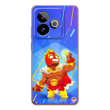 Чехол (ТПУ) с героями Бравл Старс на Realme GT 7T (Эль Примо)