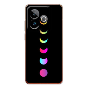 Чехол (ТПУ) с планетами на Realme GT 7T – Полнолуние