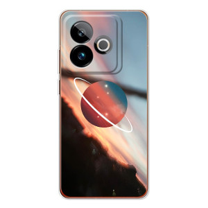 Чехол (ТПУ) с планетами на Realme GT 7T – Сатурн