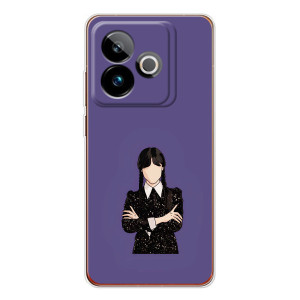 Чехлы Венсдей на Realme GT 7T Уэнсдей (AlphaPrint)