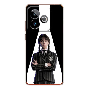 Чехлы Венсдей на Realme GT 7T Уэнсдей (AlphaPrint)