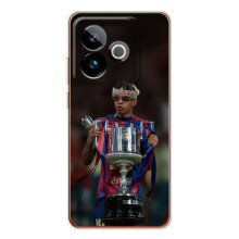 Чехол с футболистом Ламин Ямаль Realme GT 7T (Ямал с кубком)