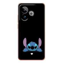 Чехол с принтом Стич на Realme GT 7T (Стич на черном)
