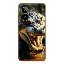 Чехол с картинкой «Хищники» для Realme GT 7T (Крокодил)