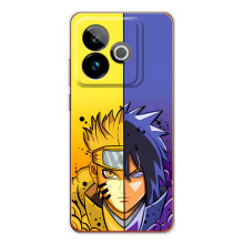 Купить Чехлы на телефон с принтом Anime для Realme GT 7T (Naruto Vs Sasuke)
