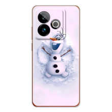 Чехол с зимним принтом для ДжиТи 7Т (Снеговик Олов)