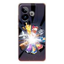 Силиконовый Чехол (атрибутика Клеш Роял) для Realme GT 7T (Кланы)