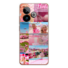 Силиконовый Чехол Барби Фильм на Realme GT 7T (Барби стиль)