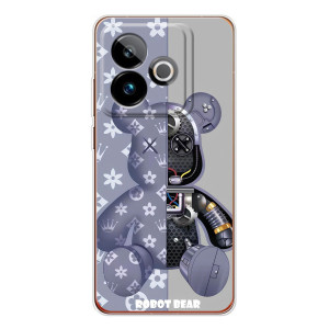 Силіконовий чохол для Realme GT 7T – Ведмідь Louis Vuitton