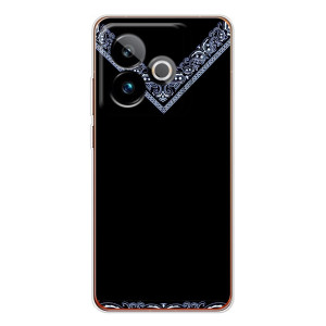 Силиконовый Чехол на Realme GT 7T – Воротник вышиванки