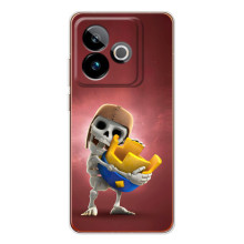 Чехол з героями Клеш Рояль для Realme GT 7T – Скелет