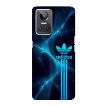 Чохли Адидас для Realme GT Neo 3 (AlphaPrint) (Синій Адідас)