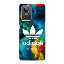 Чохли Адидас для Realme GT Neo 3 (AlphaPrint) (Яскравий Адідас)
