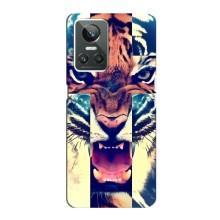 Чохли з зображенням різних тварин на Realme GT Neo 3 (Яскравий Тигр)