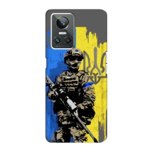 Чехлы с картинкой ЗСУ для Realme GT Neo 3 (AlphaPrint) (АРТ солдат)