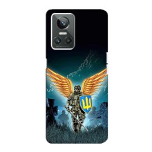 Чехлы с картинкой ЗСУ для Realme GT Neo 3 (AlphaPrint) (Солдат ЗСУ)