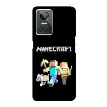 Чохол Майнкрафт на Realme GT Neo 3 (AlphaPrint) Minecraft (герої Minecraft)