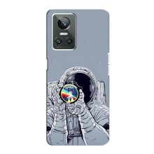 Чохол NASA для Realme GT Neo 3 (AlphaPrint) (Космонавт фото)