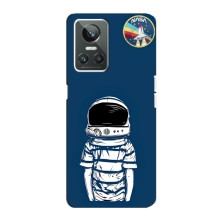 Чохол NASA для Realme GT Neo 3 (AlphaPrint) (Хлопчик в шоломі)