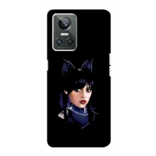 Чохли Венсдей на Realme GT Neo 3 Уенсдей (AlphaPrint) (серйозна Венздей)