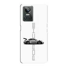 Чохол з авто Порше для Realme GT Neo 3 – білий порше