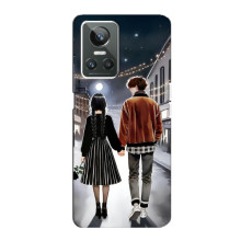 Чохол з дизайном Венздей 2 на Realme GT Neo 3 – Венздей і Тайлер