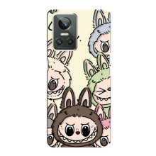 Чохол з Лабубу на Realme GT Neo 3 – Колаж Лабубу